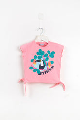 Tropical Parrot Crop T-shirt